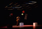  شاهد الصور .. مسرحية ((لعبة الموت)) للمخرج عبد الرحمان فقيهي ضمن مهرجان مسرح جلجامش للديودراما في الصالة الثقافية