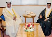 خالد بن عبدالله يبحث آفاق التعاون البحريني الكويتي مع السفير الكويتي