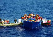 خفر السواحل الايطالية يعلن انقاذ ألف مهاجر قبالة السواحل الليبية