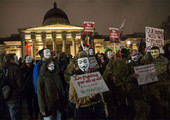 توقيف 28 شخصا إثر اعمال عنف اثناء تظاهرة مناهضة للرأسمالية في لندن