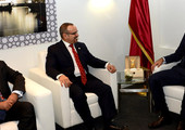  ولي العهد يلتقي أمير قطر وعدد من القادة المشاركين في مؤتمر باريس