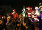 بالصور.. احتفالات أعياد الميلاد في العاصمة السورية