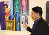 معرض الفنان التشكيلي محمد طه في هند غاليري