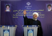 روحاني يشيد بنجاح الإصلاحيين في انتخابات إيران