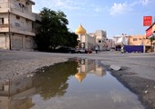 شاهد الصور... انعكاسات على مياه أمطار هطلت على مختلف مناطق البحرين