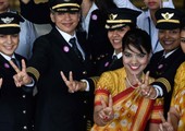 احتفالا بيوم المرأة العالمي... طاقم نسائي يقود رحلة لطيران هندي للمرة الأولى!