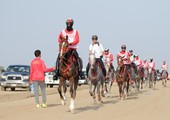 ناصر بن حمد يتوج فرسان الإمارات بالمراكز الثلاثة الأولى للفردي والفرق في بطولة مجلس التعاون 