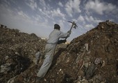 بالصور... سوريون يعملون بجمع القمامة وتحويلها لسماد عضوي للزراعة