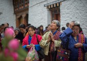 بالصور... مراسم طقوس دينية بوذية في مملكة بوتان