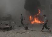 المرصد: مقتل 28 شخصا في غارات جوية على مخيم لاجئين بإدلب