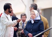 كيف كانت ردة فعل الملكة إليزابيث عندما مسك الشيخ محمد بن راشد مرفقها؟!