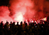 احتفالات وأحزان في العاصمة الاسبانية بعد فوز ريال مدريد على منافسة أتلتيكو مجددا