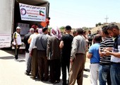«الهلال الأحمر الكويتي» توزع 1800 سلة غذائية على النازحين في إقليم كردستان العراق