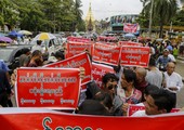 مسيرة في ميانمار للاحتجاج على وصف جديد لأقلية مسلمة اقترحته الحكومة