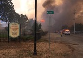 حرائق الغابات تدمر نحو 20 مبنى في شرق ولاية واشنطن