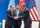الصين والولايات المتحدة تودعان صكوك انضمامهما الرسمية إلى اتفاقية المناخ لدى الأمين العام للأمم المتحدة