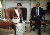 أوباما يجتمع مع سو كي ويقول إن أميركا مستعدة لرفع العقوبات عن ميانمار