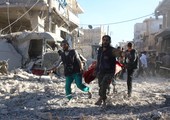 منظمة طبية: قصف بالبراميل المتفجرة يصيب أكبر مستشفى في الاحياء الشرقية من حلب