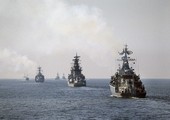 سفينتان روسيتان ترسوان في ميناء إيراني