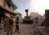 قتيلان و9 جرحى من قوات البنيان المرصوص جراء معارك ضد داعش في سرت الليبية