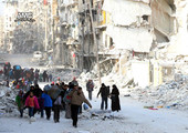 الصليب الاحمر: 20 ألف شخص فروا من مناطق شرق حلب خلال الـ72 ساعة الماضية