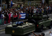 بالرصور... رماد فيدل كاسترو يصل إلى سانتياغو دي كوبا من أجل دفنه