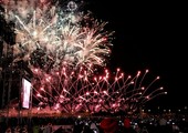 بالصور... الألعاب النارية في حلبة البحرين ضمن احتفالات العيد الوطني