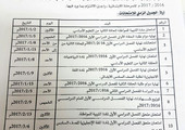 شاهد جدول امتحانات الحلقة الثانية للابتدائي... 