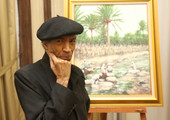 بالفيديو وبالصور... الفنان البحريني الكبير عبدالهادي الماجد يتكلم عن تجربته في معرضه التاسع بالشاخورة