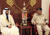 القائد العام لقوة دفاع البحرين يستقبل المنتخب العسكري لكرة القدم بقوة دفاع البحرين