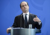 ‬الرئيس الفرنسي يحذر ترامب من الحماية التجارية