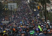 بالصور: 40 ألف من راكبي الدراجات أنطلقوا في رحلة دينية بغواتيمالا 