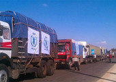 مسلحون ينهبون قافلة مساعدات أممية في سوريا