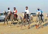 بالصور... فيصل بن راشد: التنافس سيكون قويا مع التوقعات بسرعات عالية في كأس جلالة الملك للقدرة