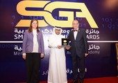 اللجنة الأولمبية تنال جائزة درع الحكومة الإلكترونية الذكية العربية