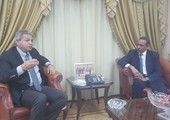 علي بن محمد يلتقي وزير الشباب والرياضة المصري