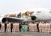 طيران الإمارات تطلق الإيرباص A380 إلى ثلاث قارات في يوم واحد