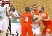 بالفيديو... أحداث شغب تلغي مباراة الشارقة والشباب في كأس السلة الإماراتي