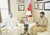 الأمين العام لمجلس الدفاع الأعلى يستقبل رئيس الاتحاد البحريني لكرة القدم