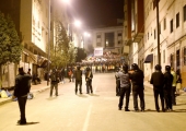 ﻿استمرار التظاهرات لليلة الثامنة في مدينة الحسيمة المغربية